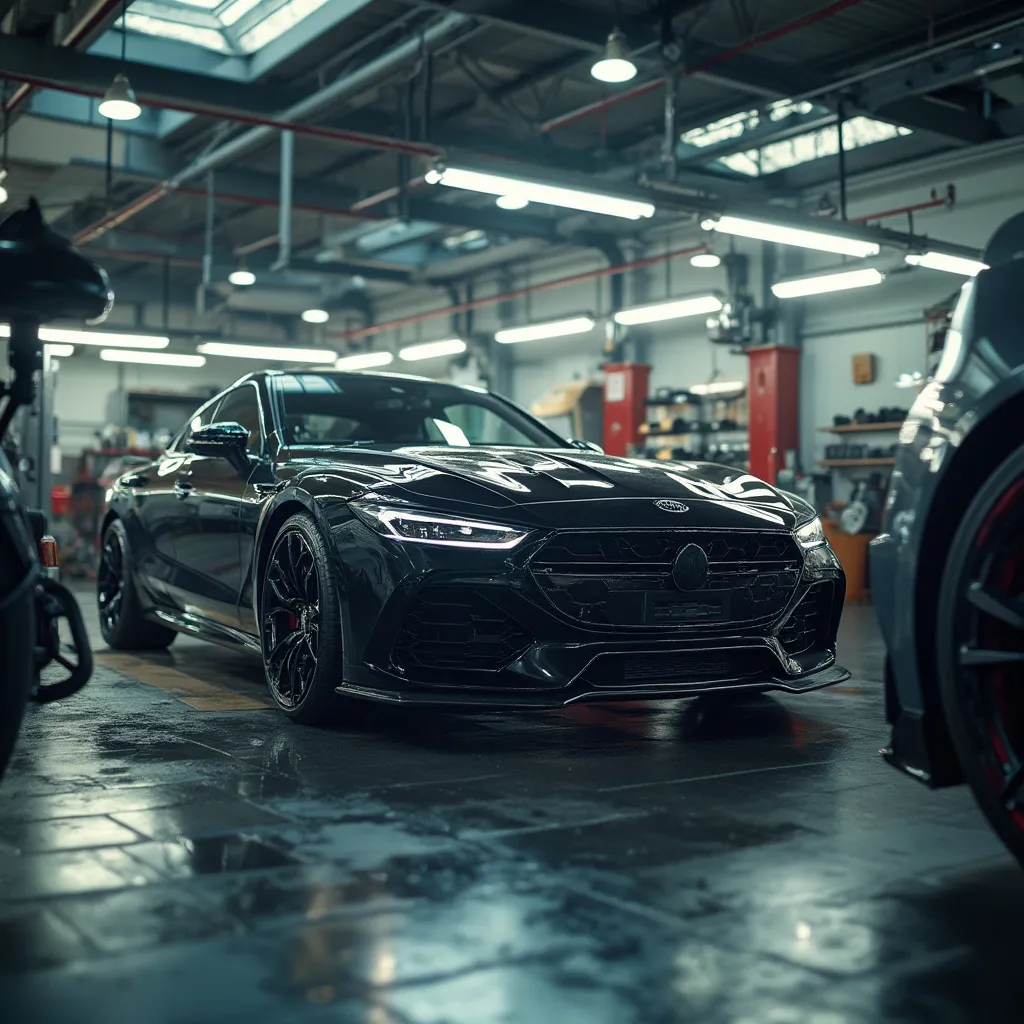 Auto en reparación